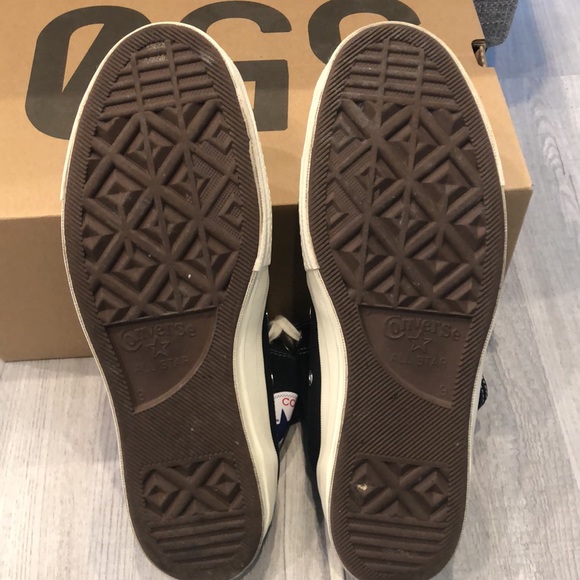 Comme des Garcons PLAY Converse Hi Size 9 used - Picture 6 of 7